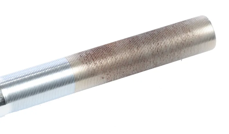 16 Inch BMX Fork Threaded 1 Inch Chrome-3